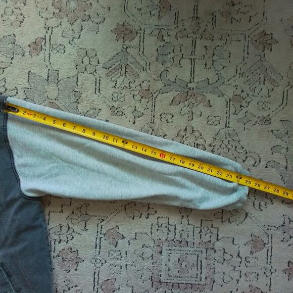 Vintage Nike Niketown Atlanta Denim Hoodie Jacket Size L - Picture 8 of 8